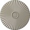 Ekena Millwork Shakuras Ceiling Medallion (For Canopies up to 5 1/2"), Hand-Painted Pearl White, 29 1/2"OD x 2"P CM30SHPWS - alternate 1